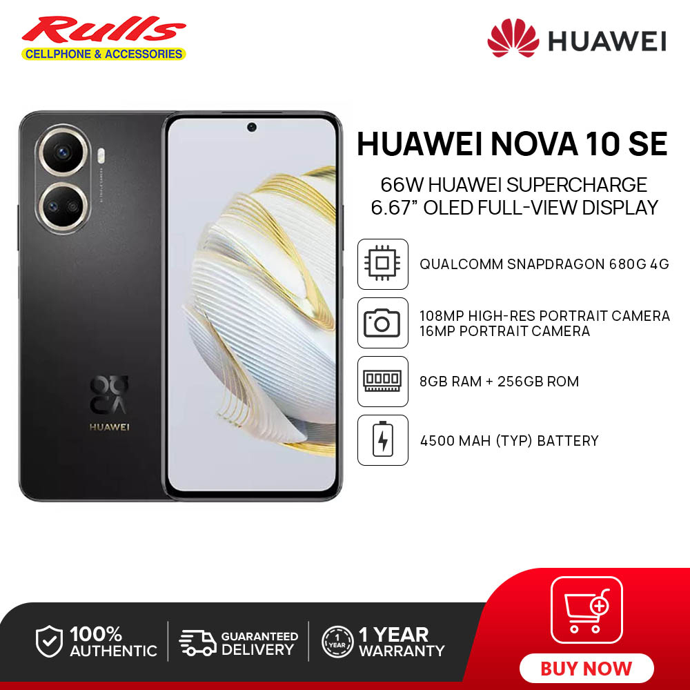 HUAWEI nova 10 SE Smartphone | 8GB RAM+256GB ROM | 108MP High-Res ...