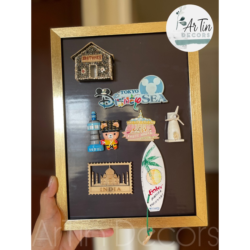 Ref Frame / Fridge Souvenir Frame / Frame with Shopee