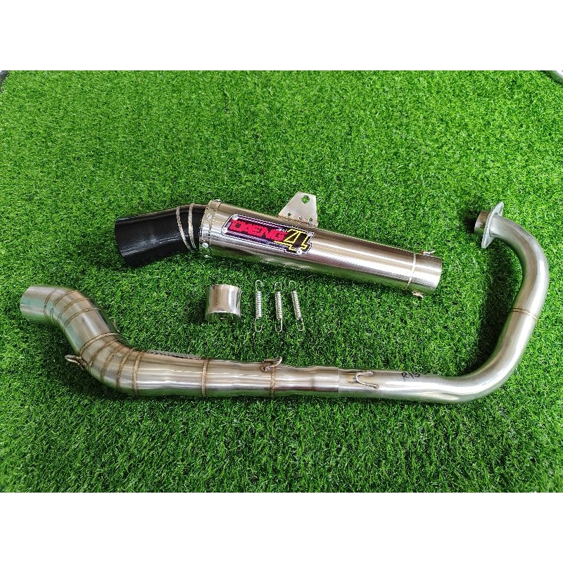 Daeng sai4 pipe for RAIDER 150 carb ( black ) | Shopee Philippines