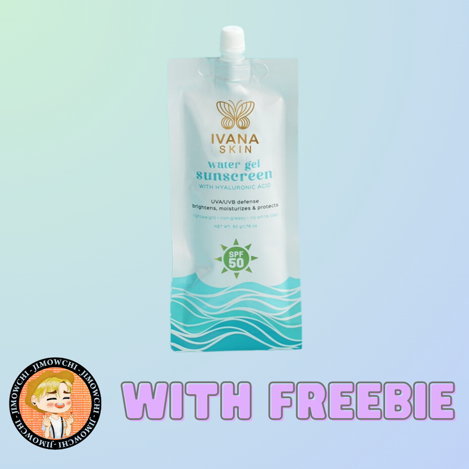 Ivana Skin Water Gel Sunscreen SPF 50 Brightening Moisturizing Light