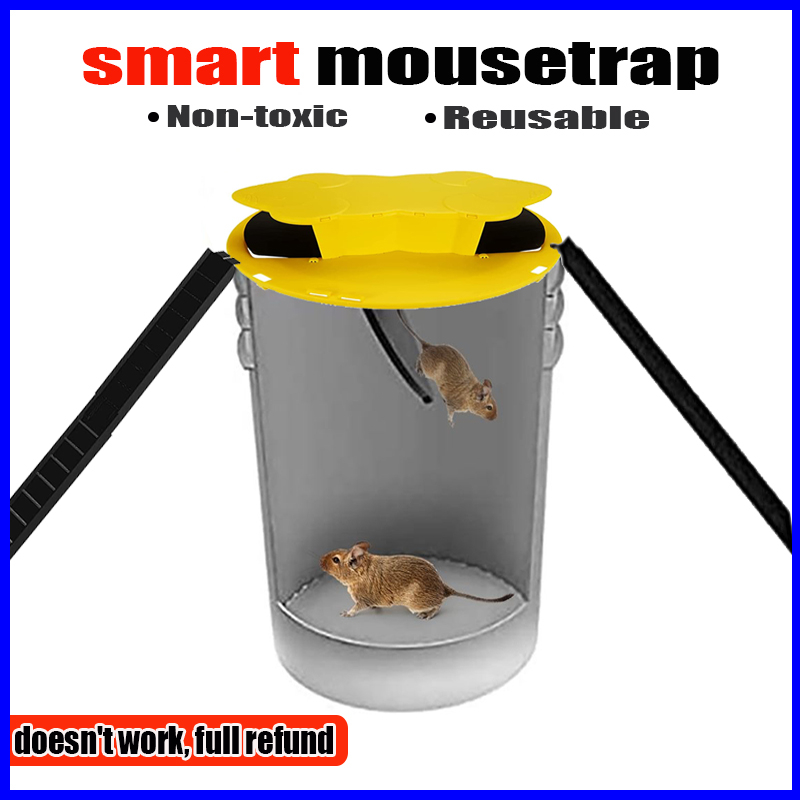 Rat Trap Reset Mouse Traps Flip Mousetrap Slide Bucket Lid Mouse Trap Shopee Philippines
