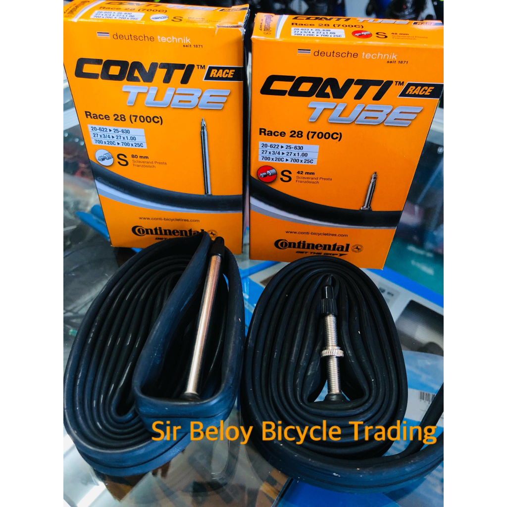 Continental Innertube 700x20 25c 32c 42MM 60MM 80MM French Presta Valve Continental Race 28