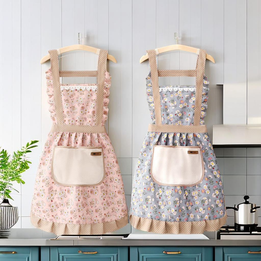 Japanese Style Cotton Waterproof Apron Suitable For Home And Kitchen ...