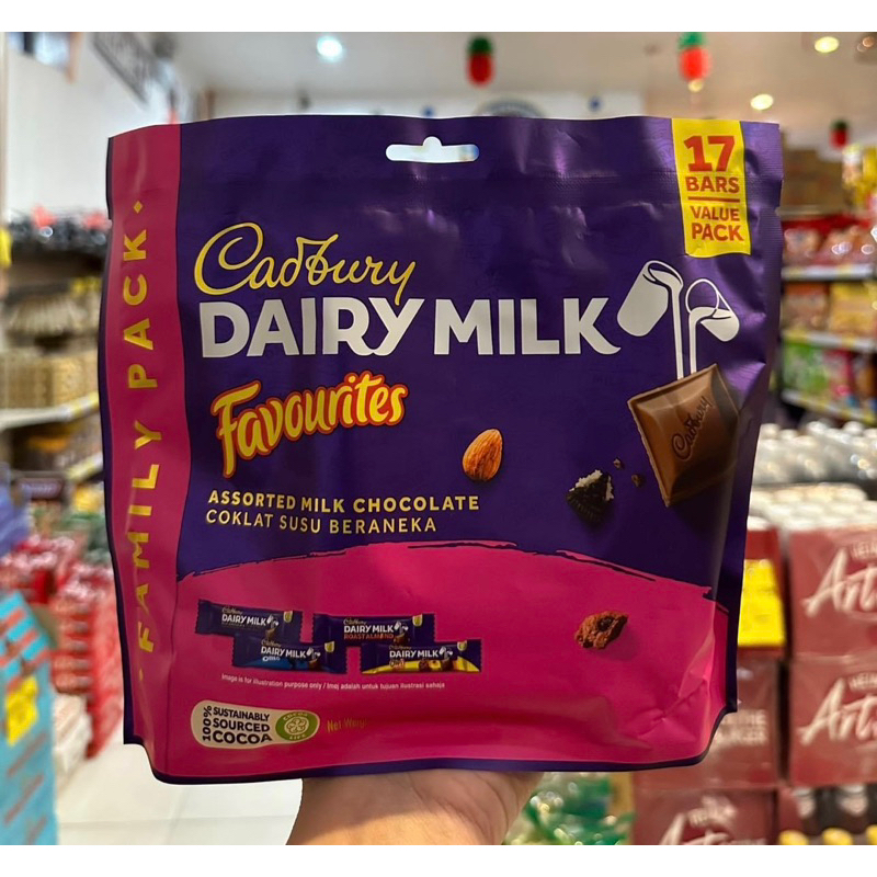 Cadbury Dairy Milk Favorites Assorted Milk Chocolate | 255g | Shopee ...