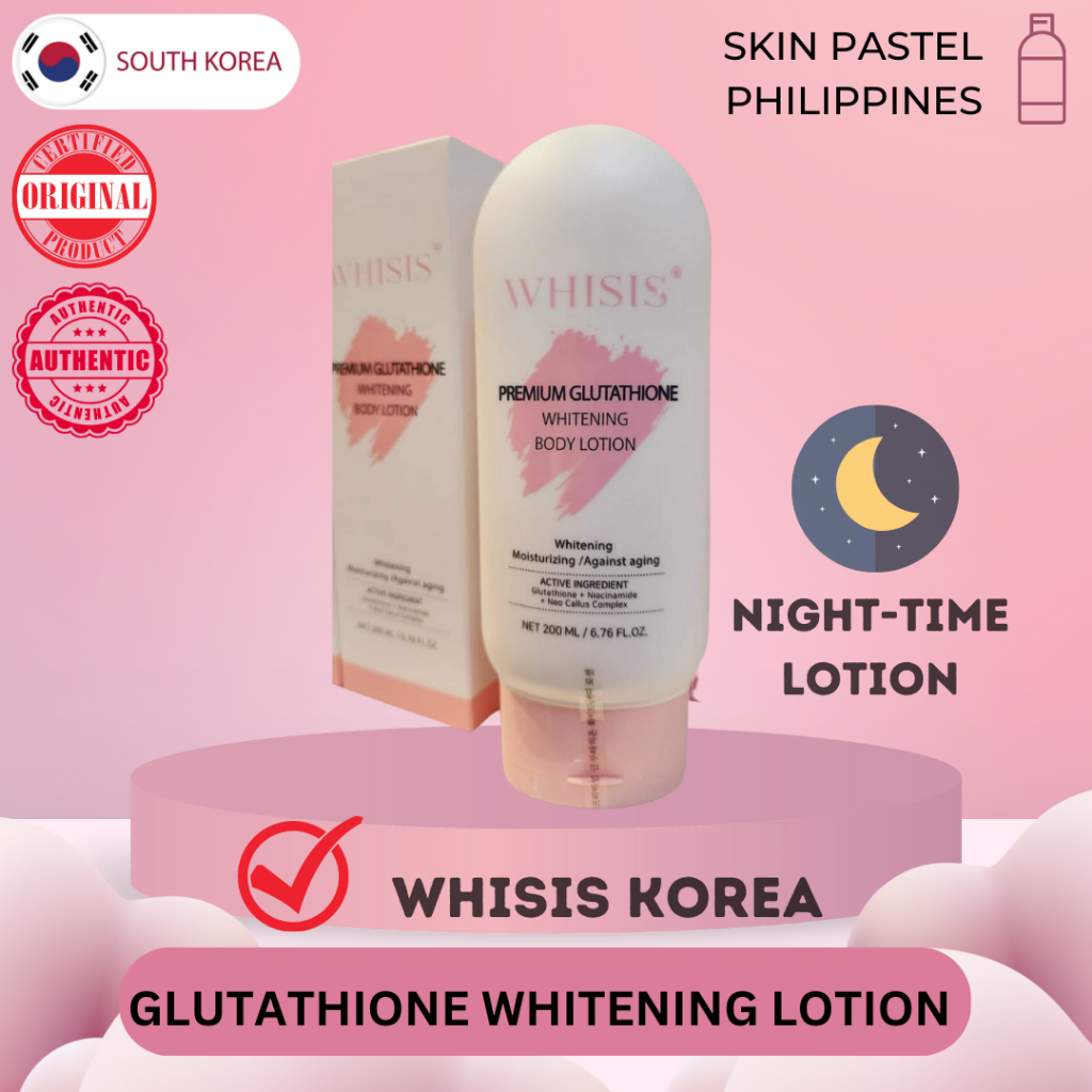 Korea Whisis Premium Glutathione Whitening Body Lotion for Skin