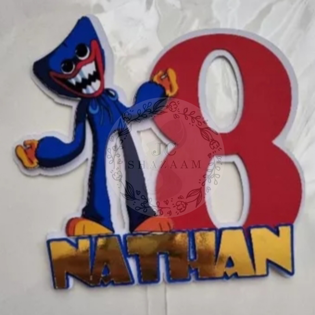 Character cake topper customized/personalized made to order | Shopee ...