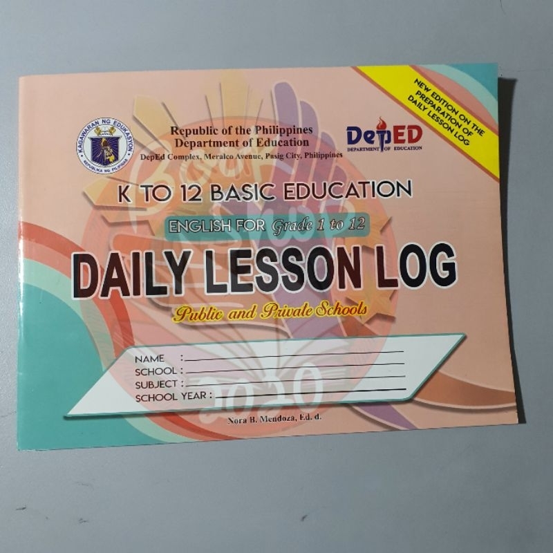 K To 12 Basic Education English For Grade 1 To 12 Daily Lesson Log ...