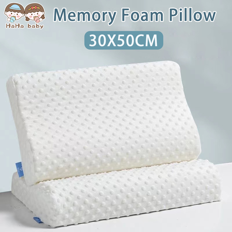 Haha Baby Orthopedic Pillow Fiber Slow Rebound Memory Foam Pillow With Pillow Cover Magic Pillow