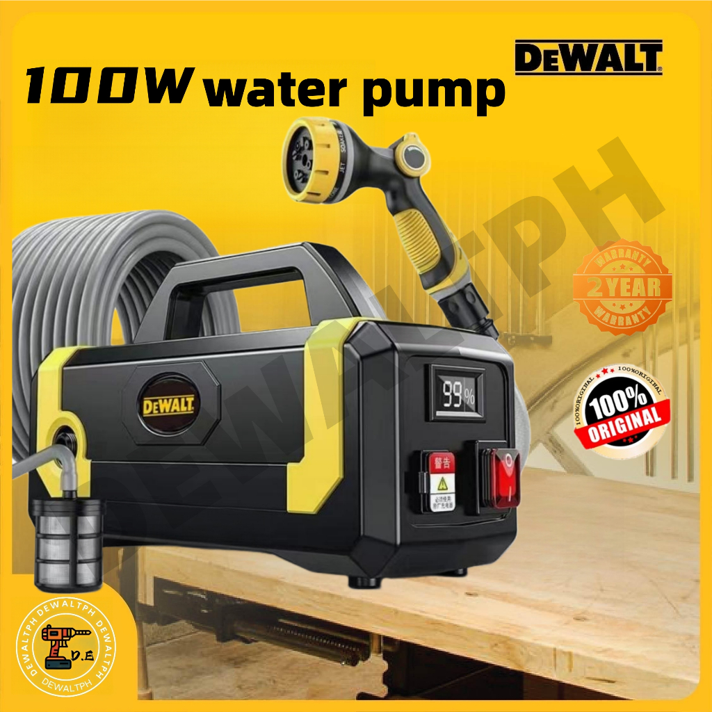 DeWALT Portable Water Pump Household Motor Small Pump Irrigation Car
