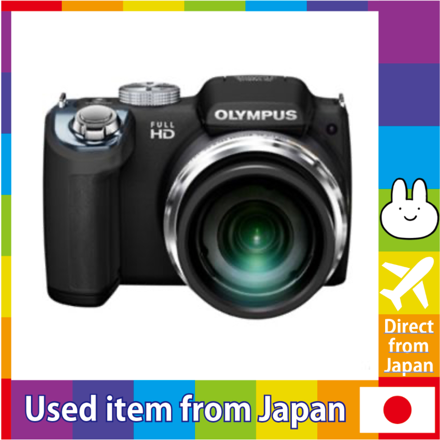 [Used in Japan] OLYMPUS Digital Camera SP-720UZ 14 Million Pixels CMOS 26x  Optical Zoom Wide Angle 26mm Black SP-720UZ BLK