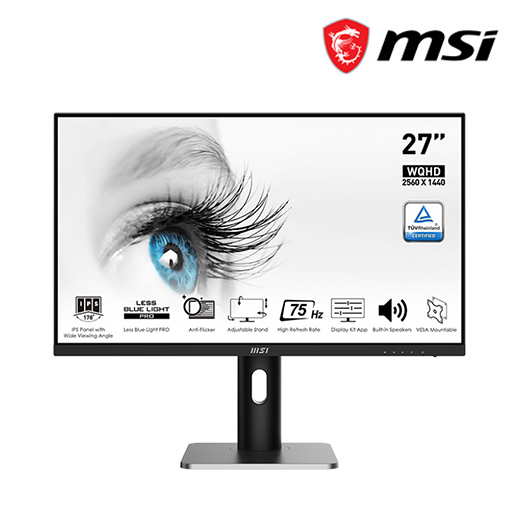 MSI PRO MP273QP Business Productivity Monitor - 27 inch / WQHD / 75Hz ...