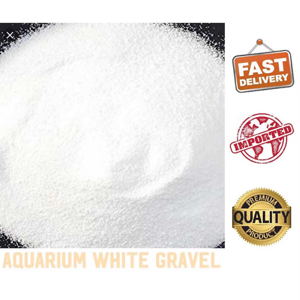 Imported Aquarium Silica White Sand Gravel Substrate Filter Media for