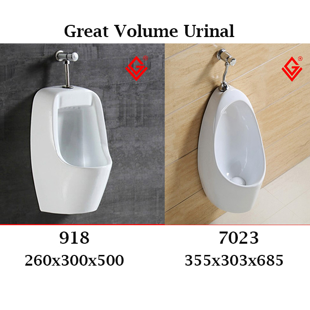 Great volume Urinal wall hung / GV Urinal Wall hung Complete Set