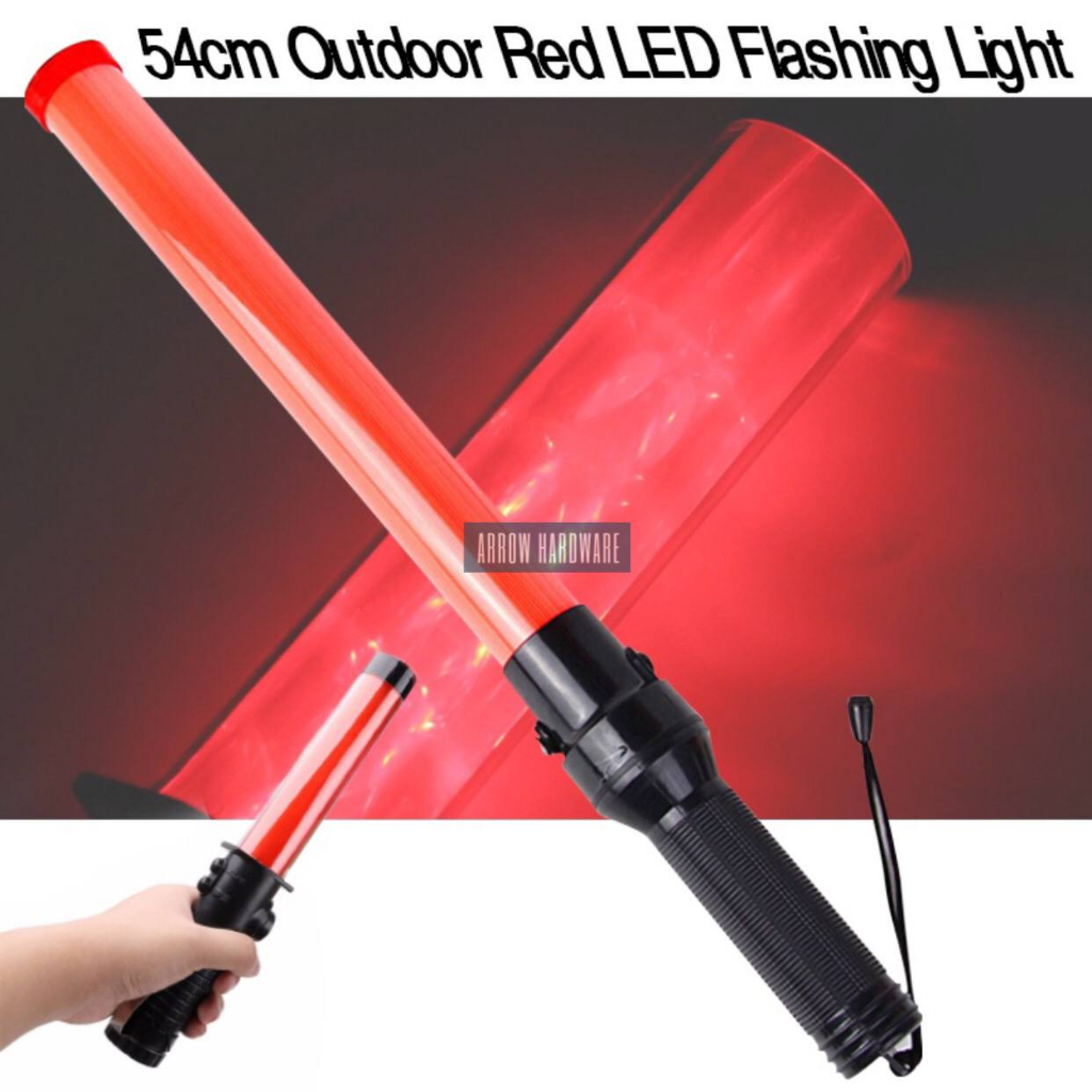 54cm Signal LED Traffic Safety Wand Baton Road Control Warning Light