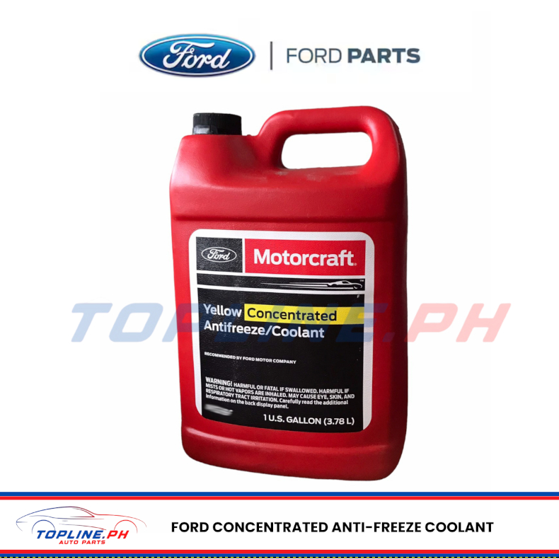 Ford Motorcraft Yellow Concentrated Antifreeze/Coolant (1 Gallon