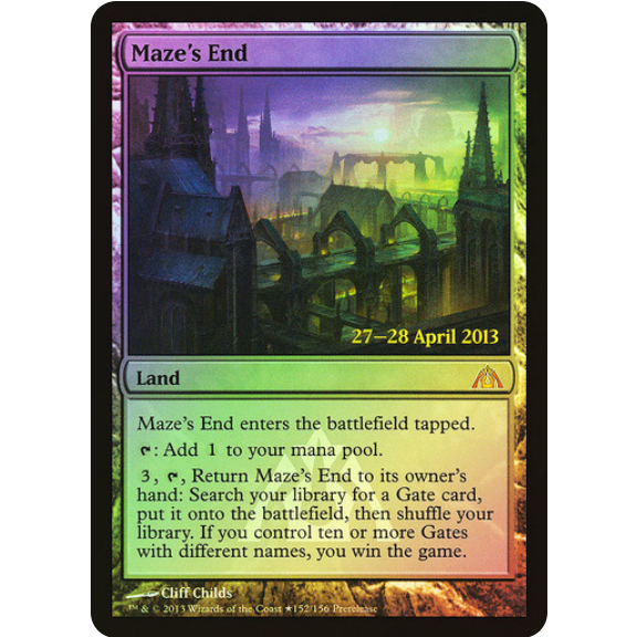 Maze's End Prerelease Cards (PRE) (FOIL) Shopee Philippines
