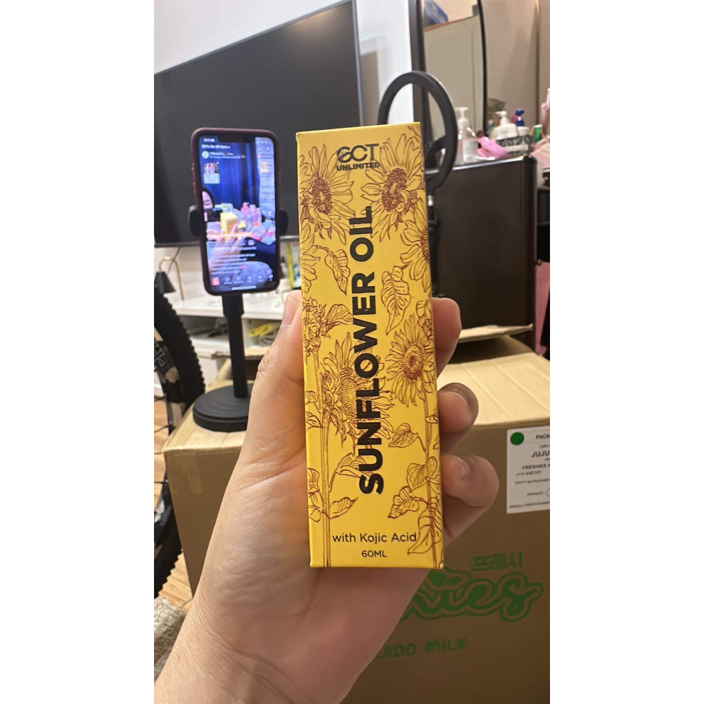 ECT Sunflower Oil with Kojic Acid 60ml Shopee Philippines