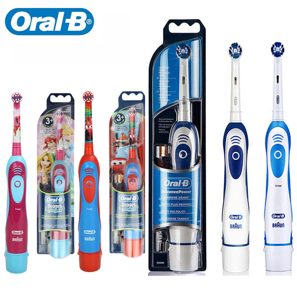Oral B Children Electric Toothbrush Replaceable Deep Clean Waterproof