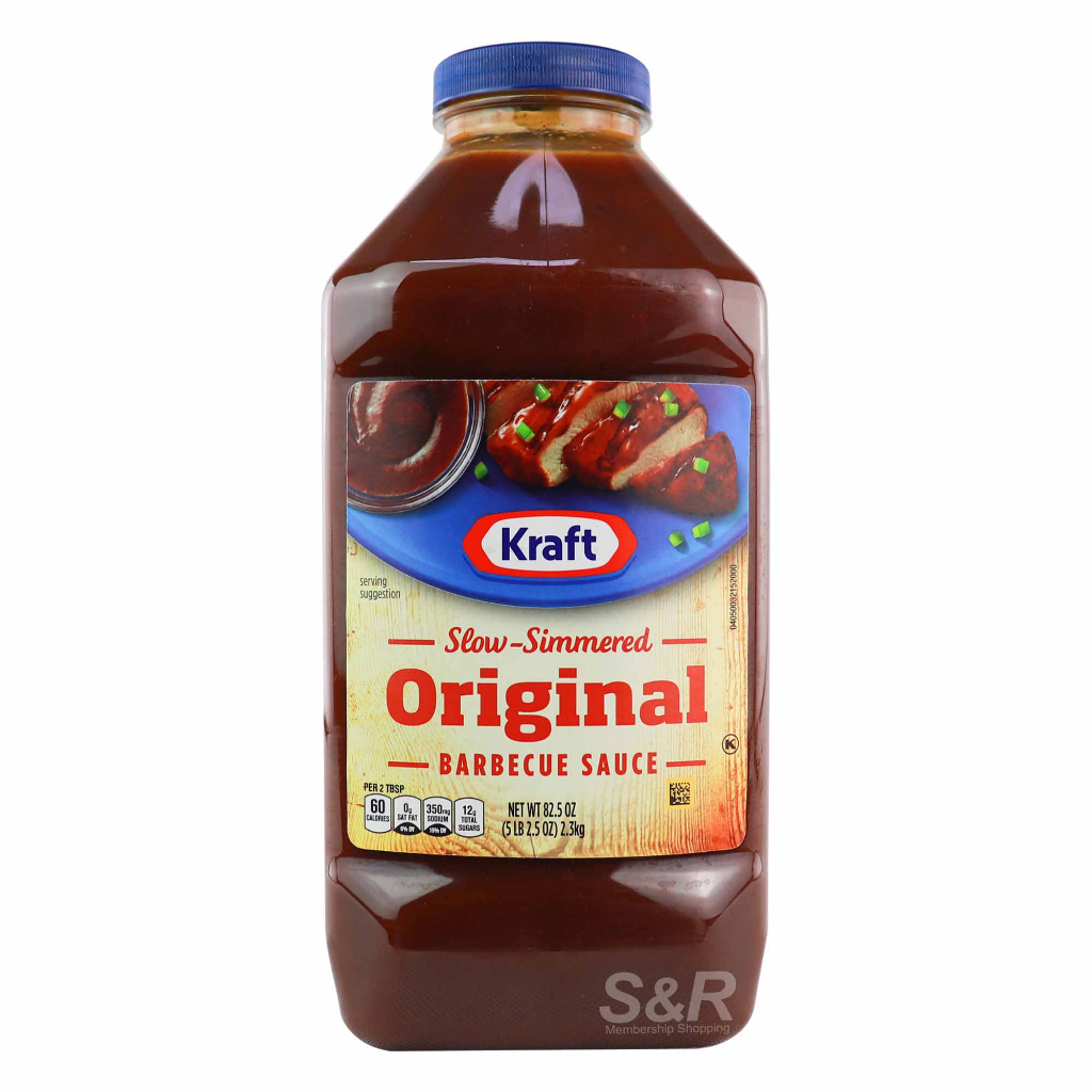 Kraft Original SlowSimmered Barbecue Sauce 2.4kg Shopee Philippines