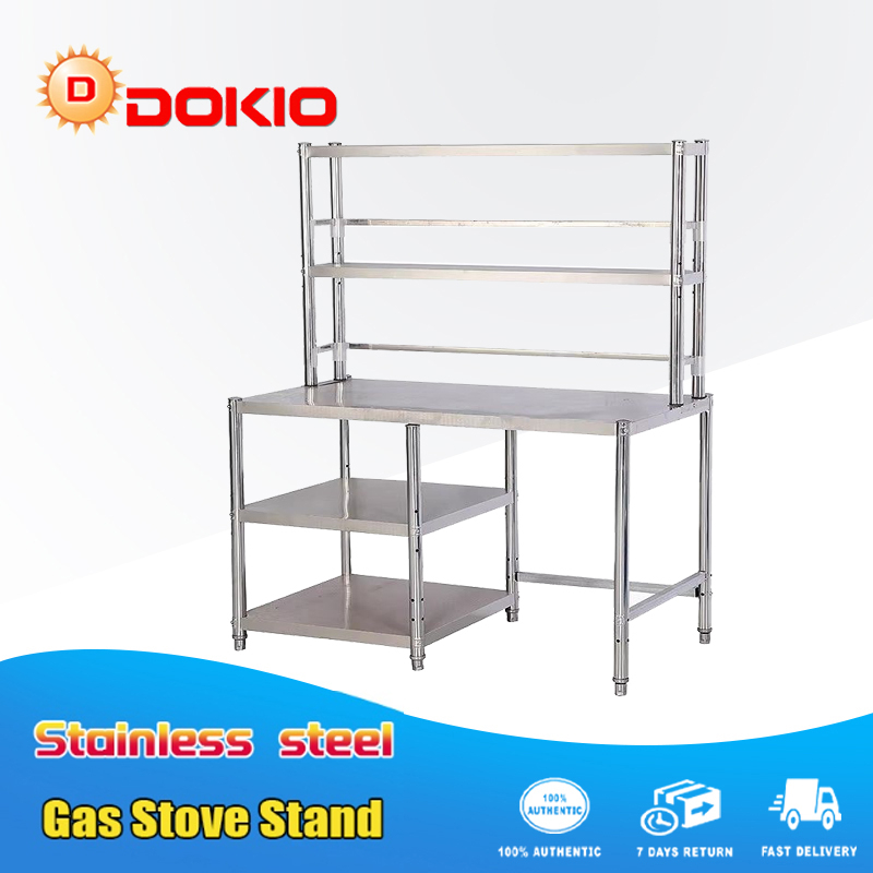 Stainless Steel Kitchen Rack Gas Stove Stand with organize Heavy Duty