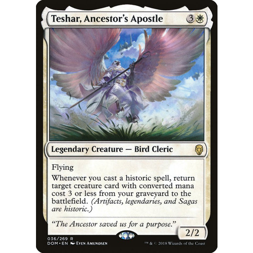 Teshar, Ancestor's Apostle - Dominaria (DOM) | Shopee Philippines