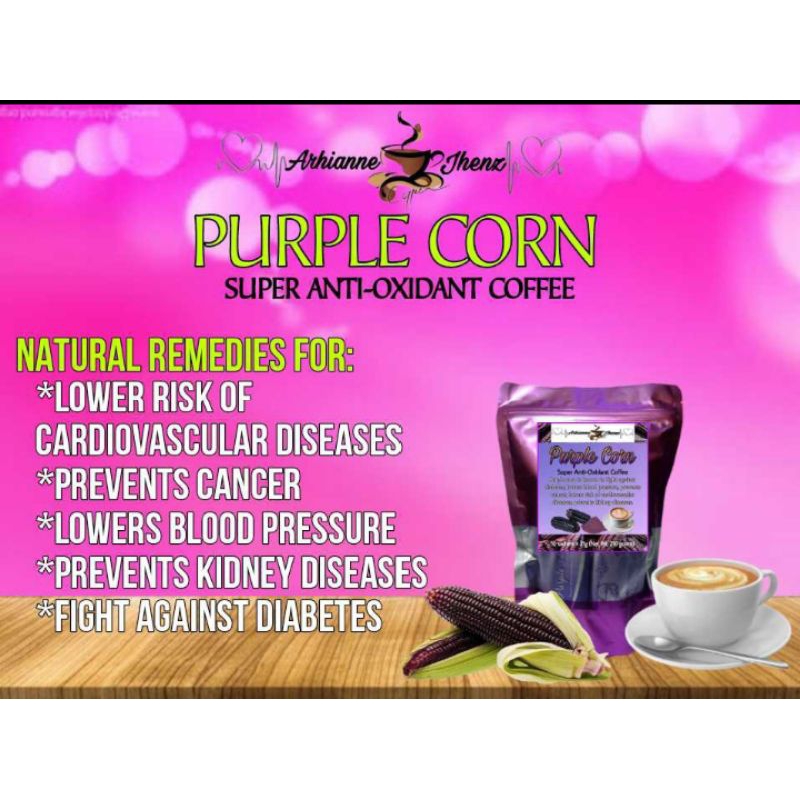 PURPLE CORN ANTIOXIDANT HERBAL COFFEE by Arhianne Jhenz Shopee