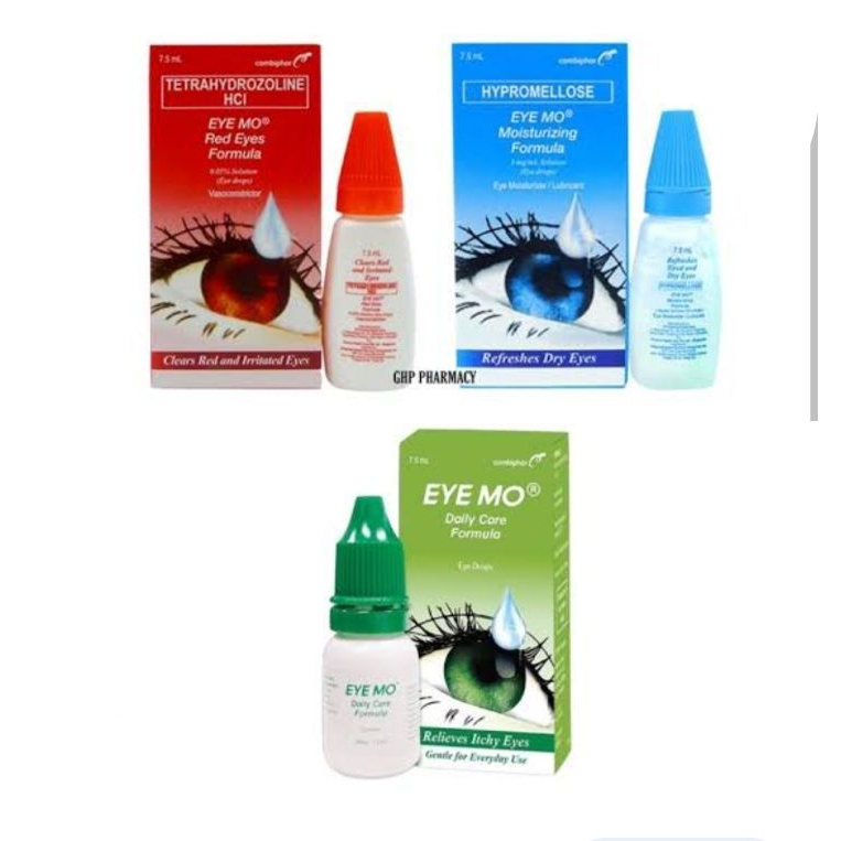 EYE MO EYE DROPS 7.5ml (TETRAHYDROZOLINE HCI) Shopee Philippines