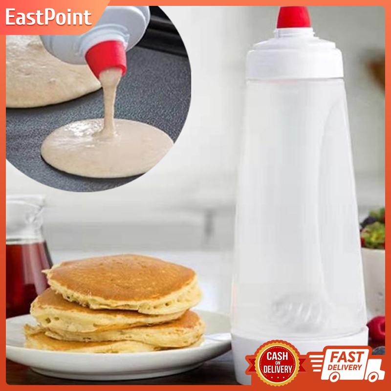 Hand batter mixing bottle batter dispenser cream mixing pot dispenser