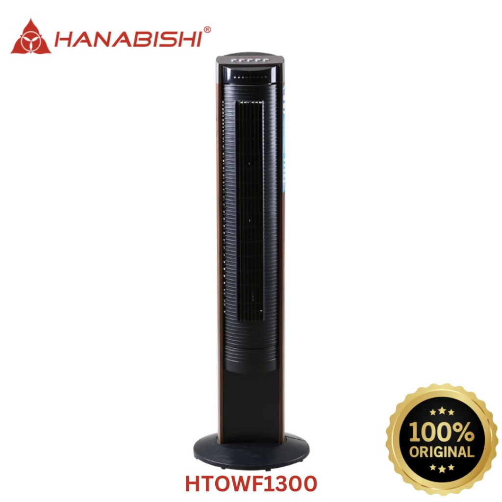 Hanabishi Tower Fan HTOWF1300 Adjustable Powerful Air Cooling