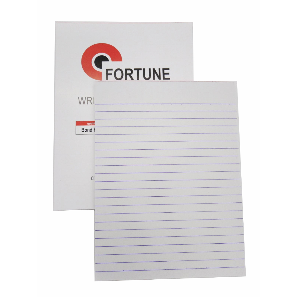 1 Pad Fortune Writing Pad Paper for Grade 1 to 4 Book and Bond Paper 80 ...