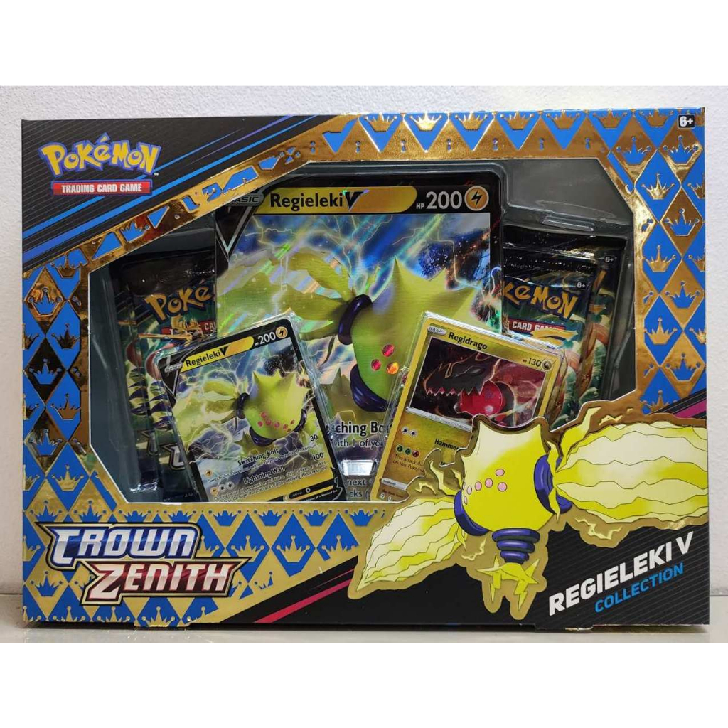 Pokemon TCG Crown Zenith Regieleki V Collection Shopee Philippines