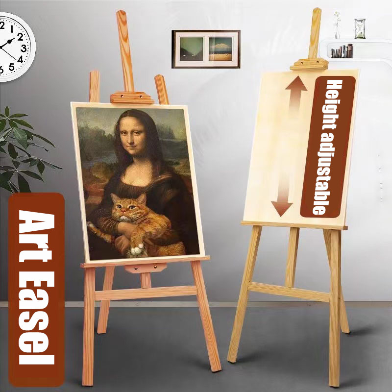 1.6 Meters Easel Wooden Painting/Display Stand Art Supplies Sketch Wooden  Frame