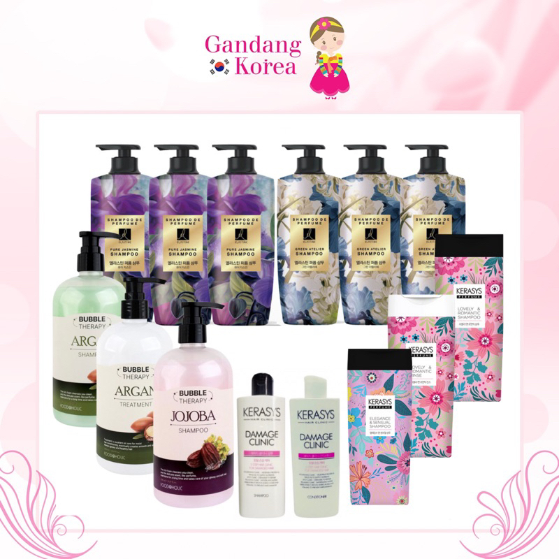 Korean Perfume Shampoo Conditioner 400ml 500ml Korean Shampoo Made in