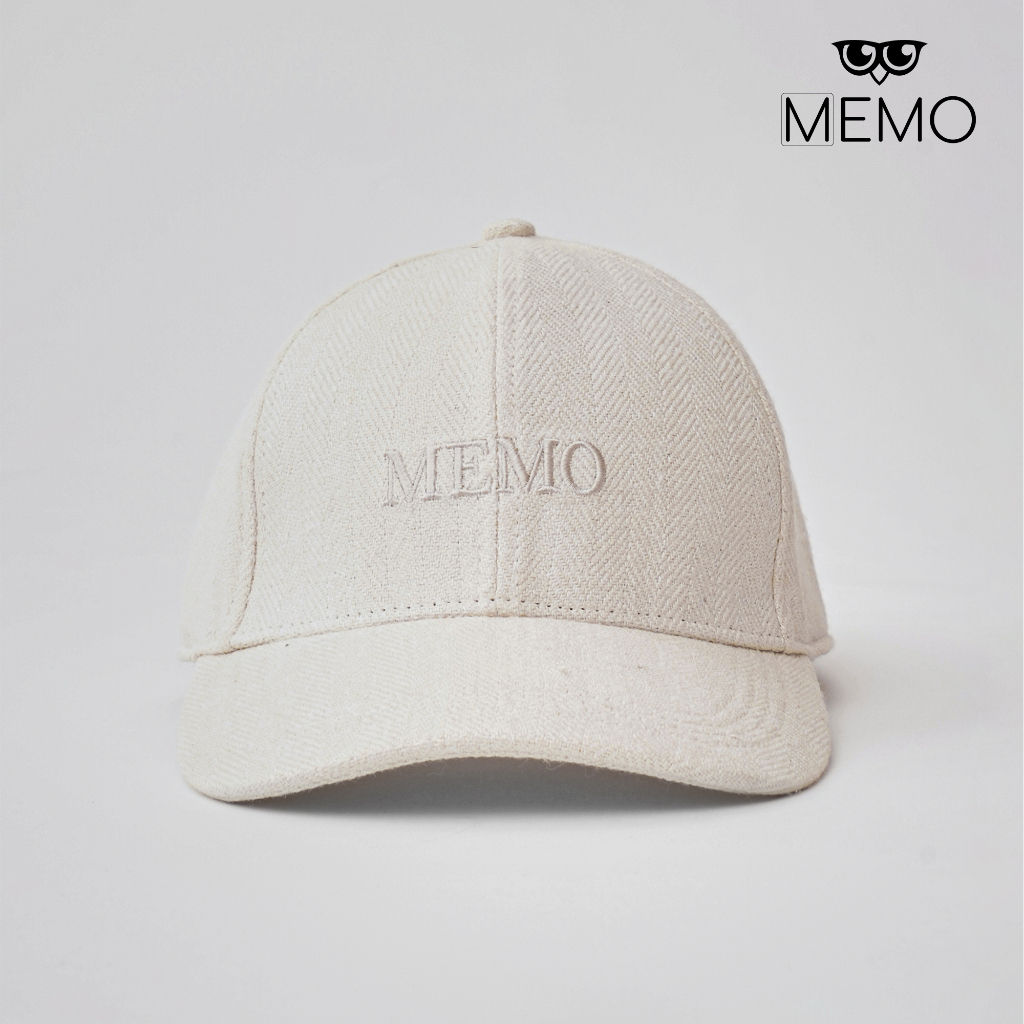 Memo Textured Baseball Cap For Men (Natural Cream) Shopee Philippines