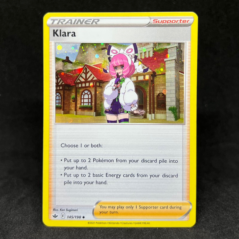 Pokemon TCG Klara Holo Promo 145/198 2023 Premium Tournament Collection ...