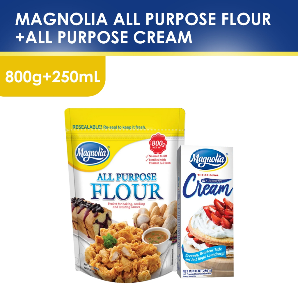 Magnolia All Purpose Flour 800g Magnolia All Purpose Cream 250ml Shopee Philippines 5667