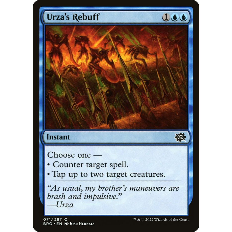 Urza's Rebuff - The Brothers' War (BRO) Foil | Shopee Philippines