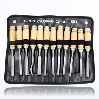 8 In 1 8 Pcs Wood Cutter Wood Carving Tools Woodworking Tool Detail Chisel  Home household Multifunction Utility Tool Set 