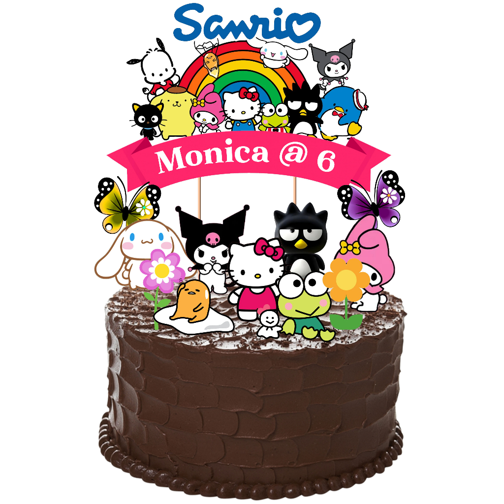 Sanrio Theme Customized Cake Topper Shopee Philippines