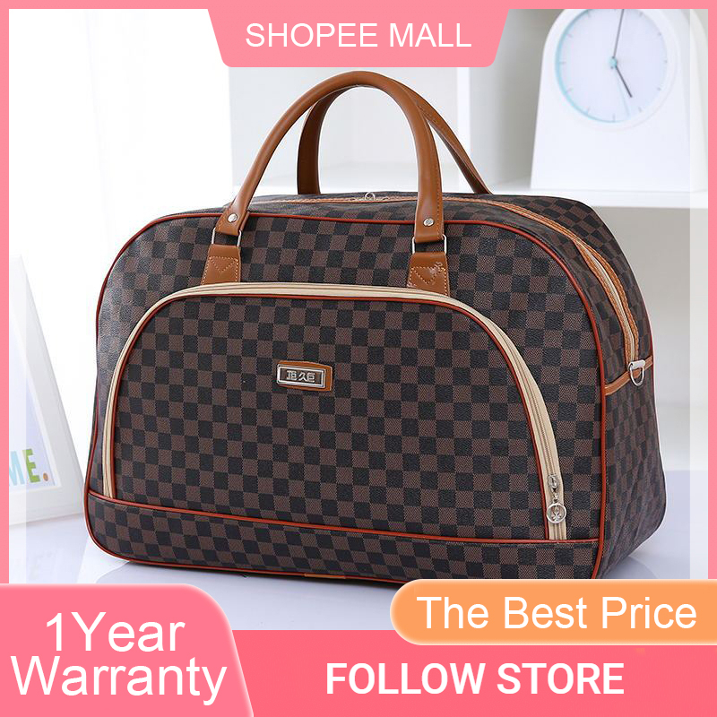 Stock Traveller Bag for Women Luggage Travel Bag Oxford Korean Style Folding Carry Bag Foldable Shopee Philippines