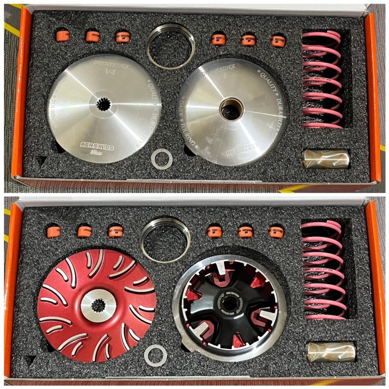 Pitsbike Racing Thunder CVT SYstem Pulley Set V4 Aerox 155 v1 v2 / NMAX