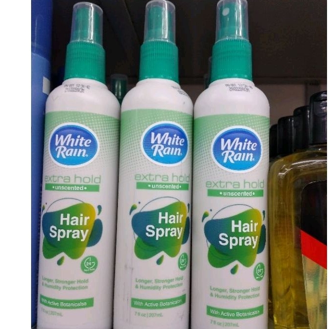 White Rain Hair Spray Unscented Extra Hold NonAerosol 7oz Shopee