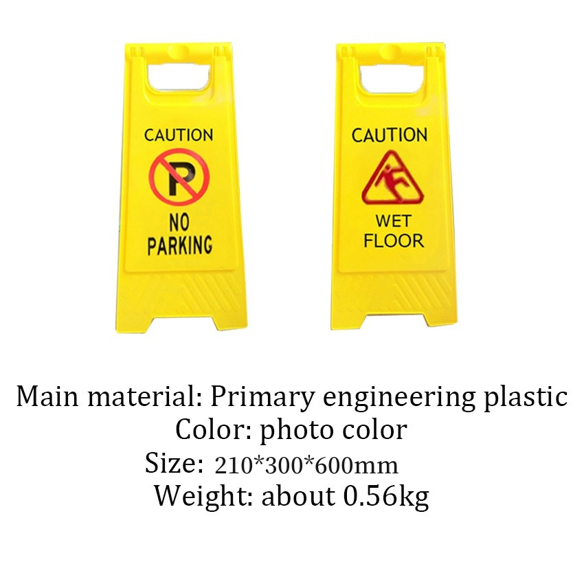 BOS*CAUTION SIGN WET FLOOR SIGNAGE Warning signs around parking lots ...
