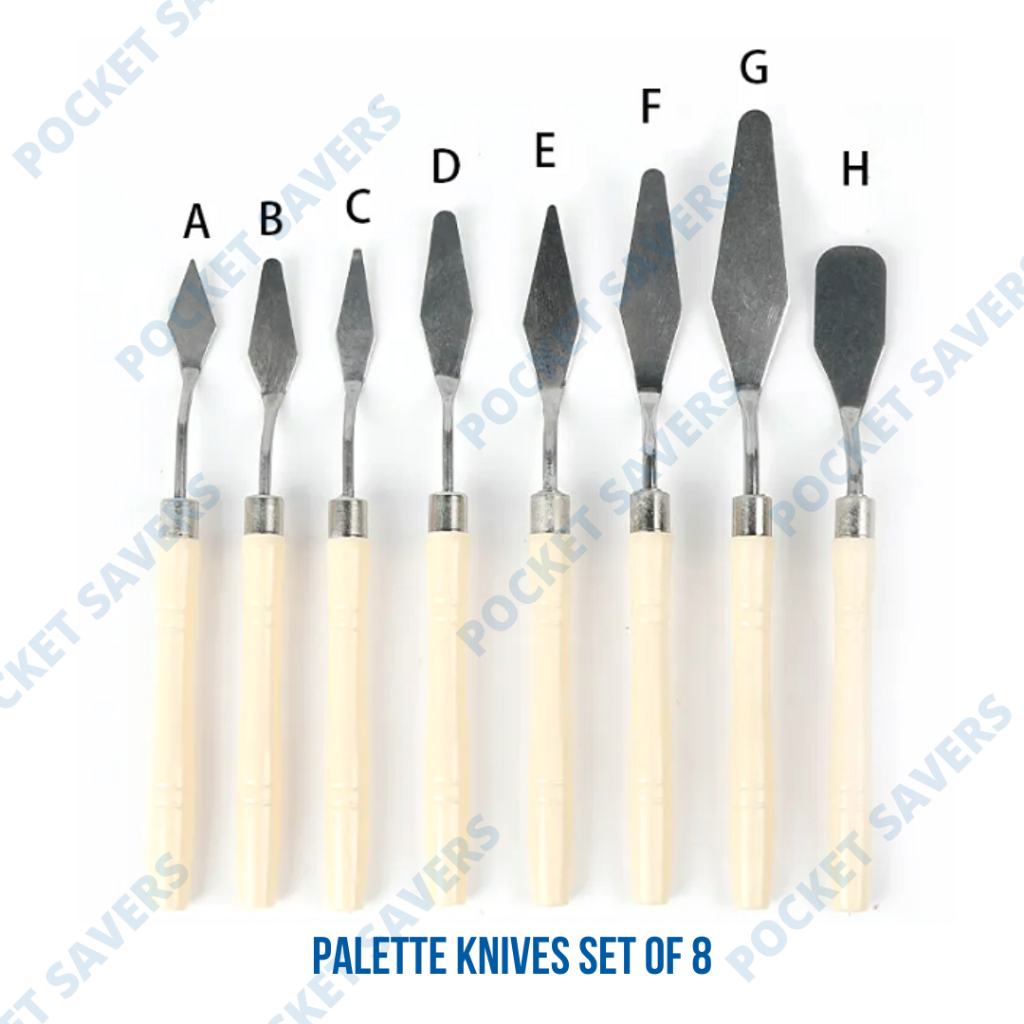 Plastic Palette Knife Set of 5