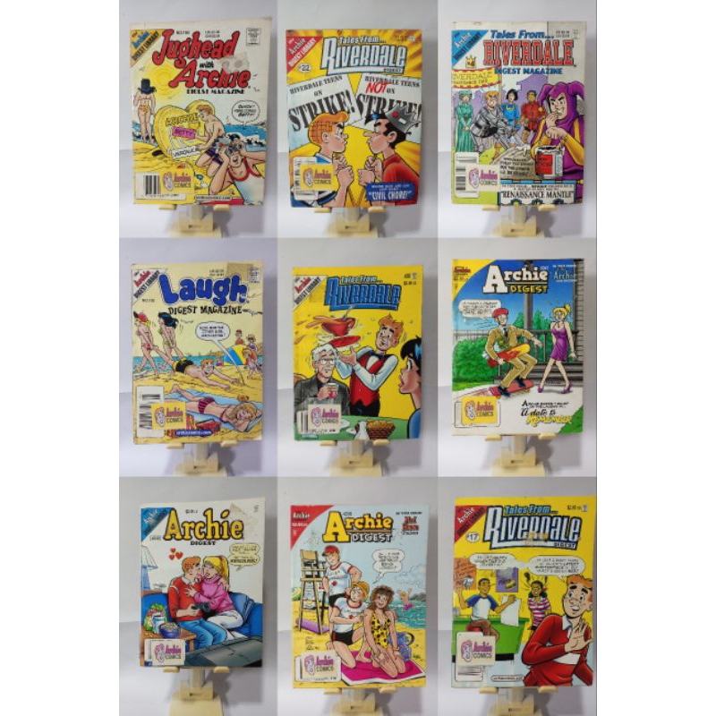 THE ARCHIE DIGEST LIBRARY COMIC - THE ARCHIE LIBRARY- ARCHIE COMICS ...