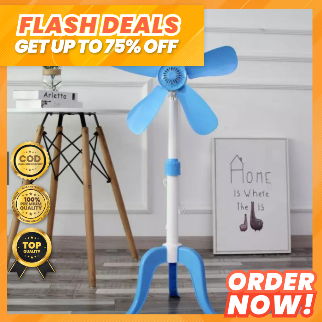 Original 5 Blades Stand Fan Adjustable Family Electric Stand Fan Sale ...