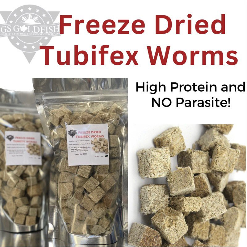 Dried tubifex hotsell