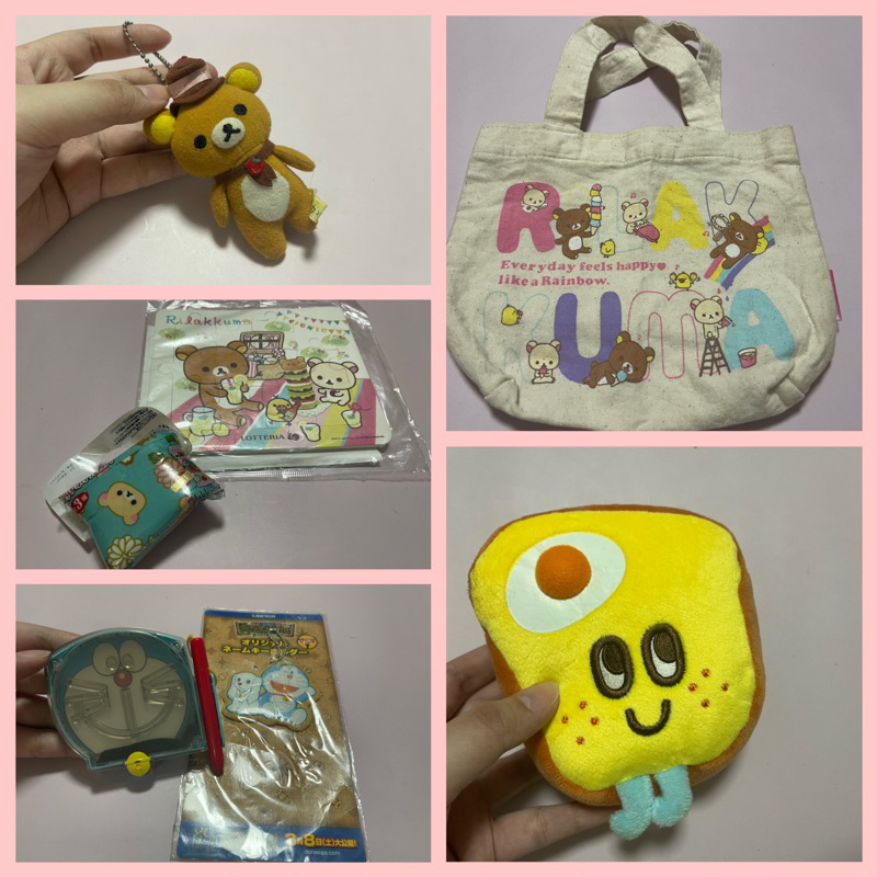 Sale Assored Doraemon Rilakkuma Anik collectibles Merchandise from