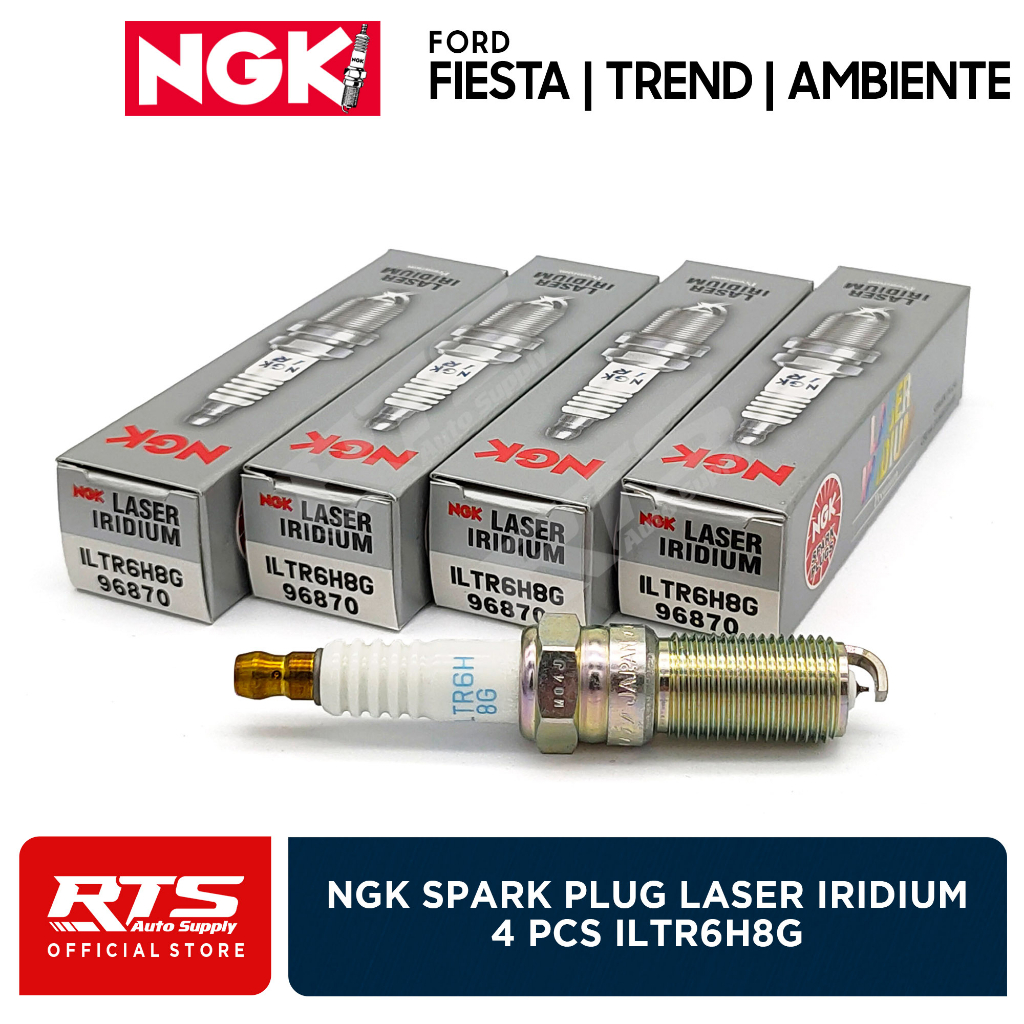NGK 93593 Spark Plug (SILZNAR8C7H) - 3 Pack, Fits Ford Fiesta & Focus 1.0 EcoBoost - Made In Japan