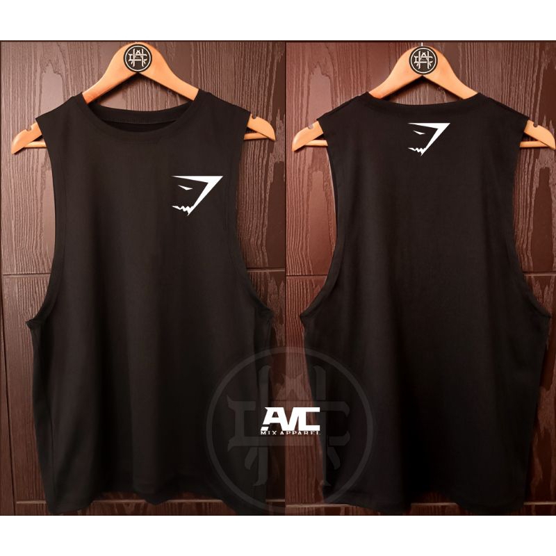 GYM_SsSHARK Premium Muscle Tee's Sando for Men with Front and Back ...
